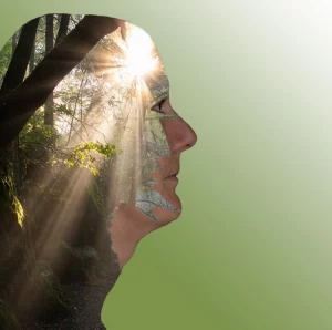 Kreative Doppelbelichtung Ulrike